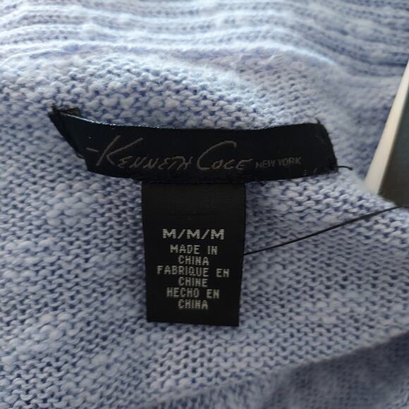 NEW Kenneth Cole Baby Blue Open Cardigan Size M - Picture 9 of 11